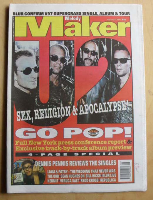 U2 - MELODY MAKER