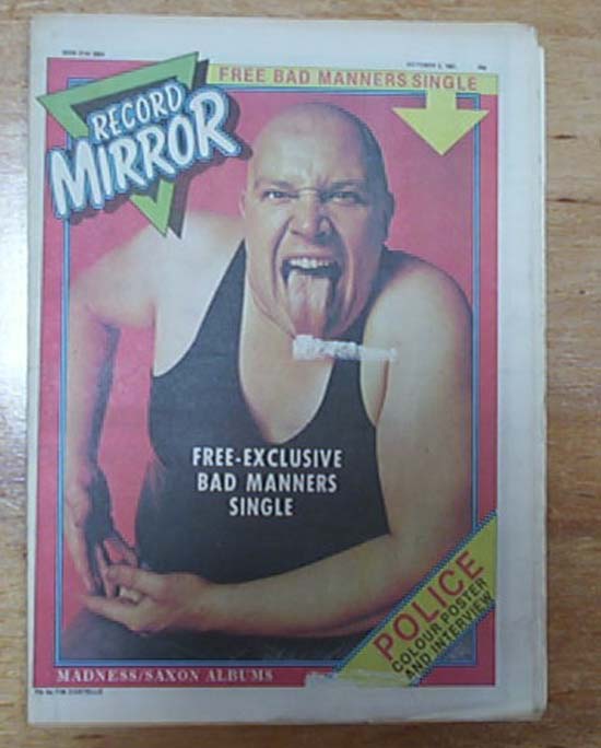 BAD MANNERS - RECORD MIRROR
