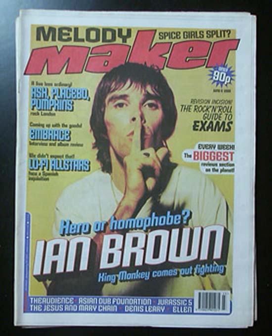 IAN BROWN - MELODY MAKER