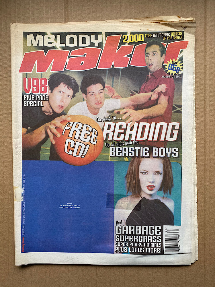 BEASTIE BOYS + GARBAGE - MELODY MAKER