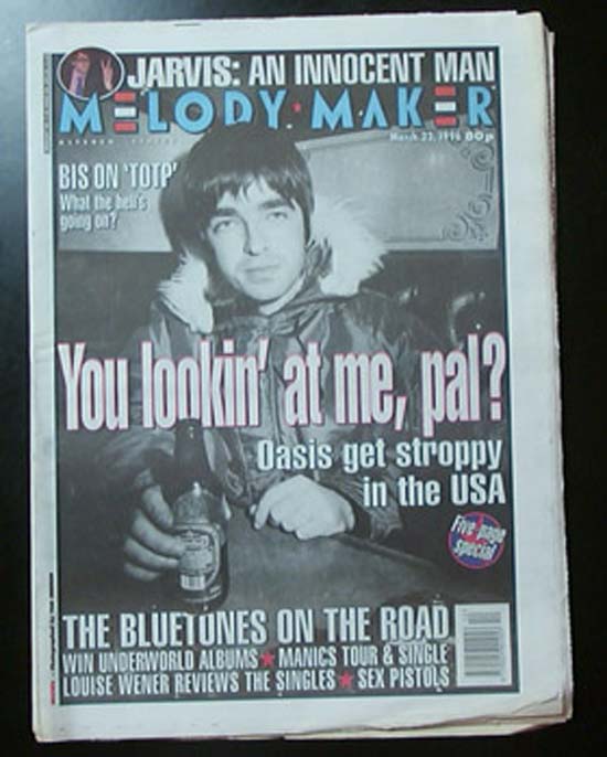 OASIS - MELODY MAKER