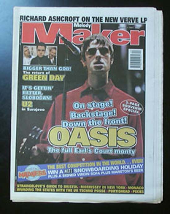 OASIS - MELODY MAKER