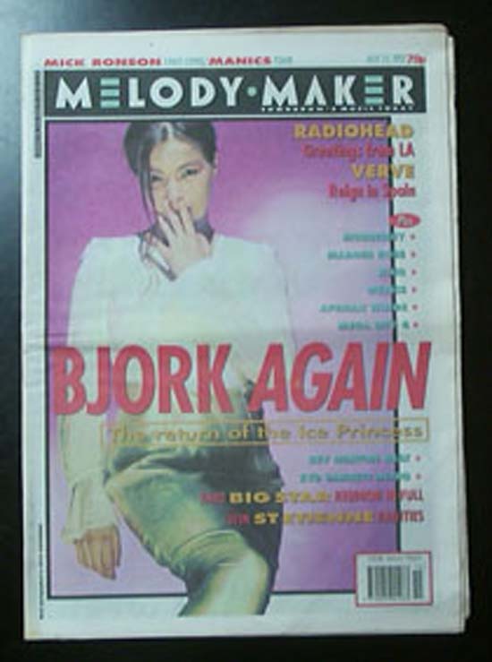 Bjork Melody+Maker MAGAZINE