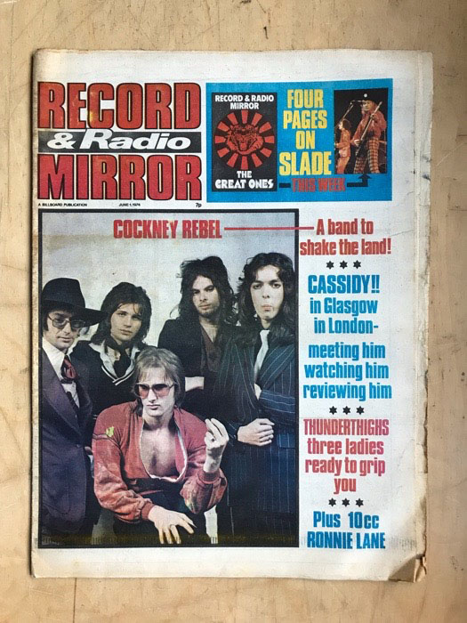 COCKNEY REBEL - RECORD MIRROR