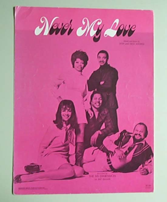 Never My Love - 5TH DIMENSION