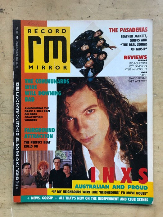 Inxs Record+Mirror MAGAZINE