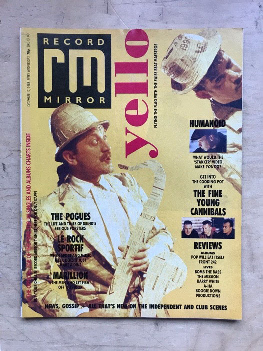 YELLO - RECORD MIRROR