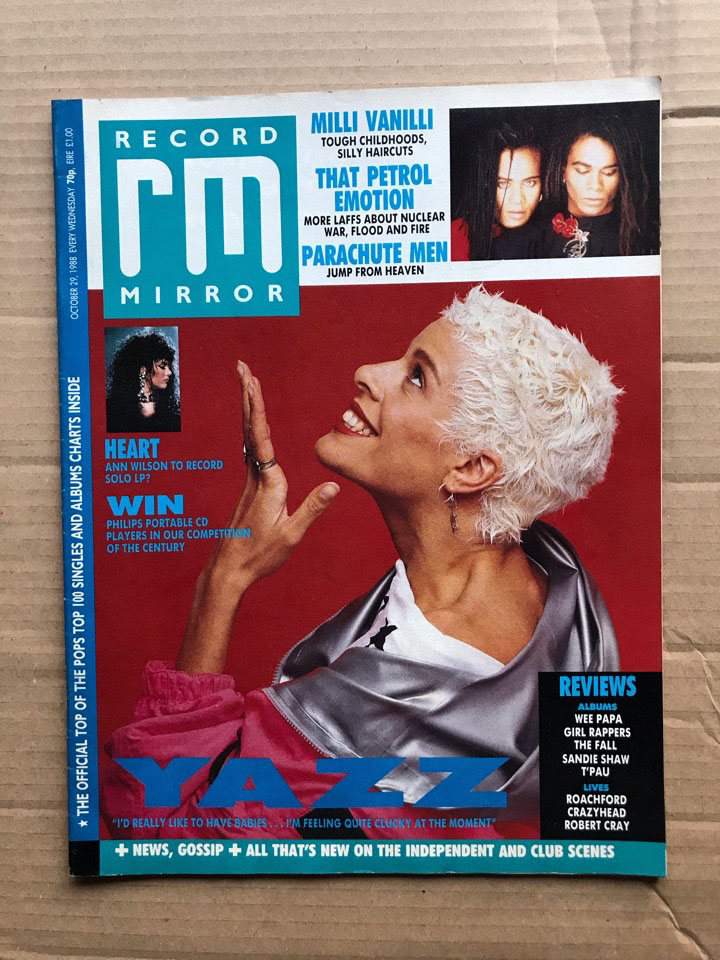 YAZZ - RECORD MIRROR