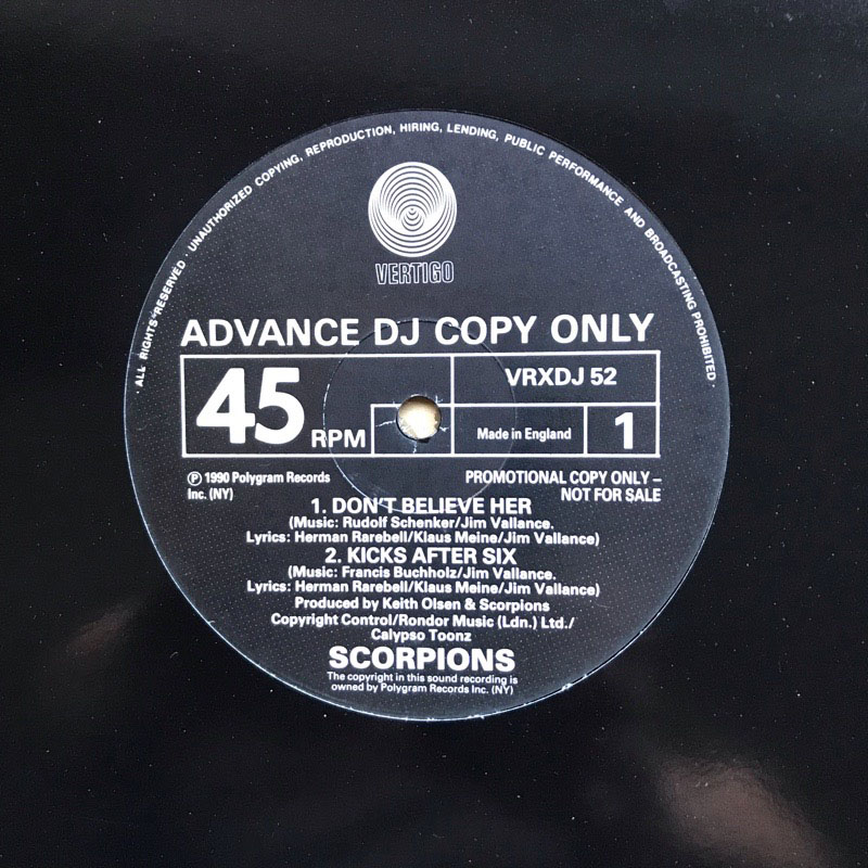 Don't Believe Her - SCORPIONS