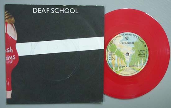 DEAF SCHOOL - THUNDER AND LIGHTNING (RED)