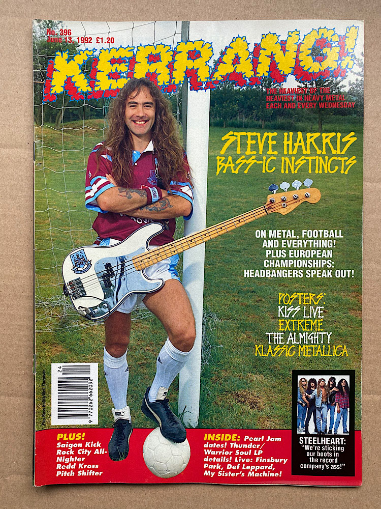 Iron Maiden Kerrang No.396 MAGAZINE