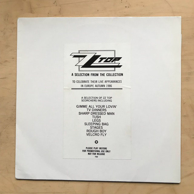 ZZ TOP - A SELECTION FROM COLLECTION