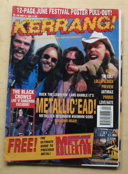 METALLICA - Kerrang No.448