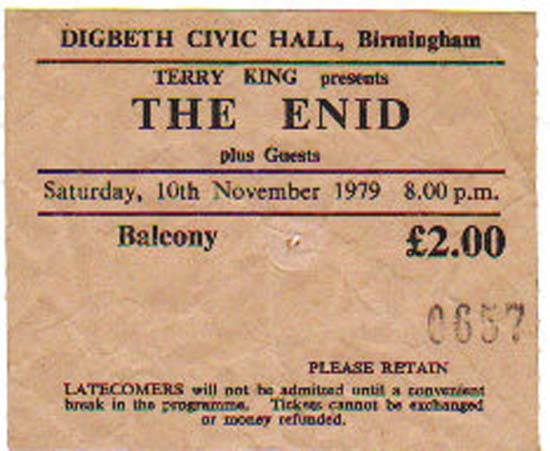 ENID - DIGBETH CIVIC HALL,BIRMINGHAM