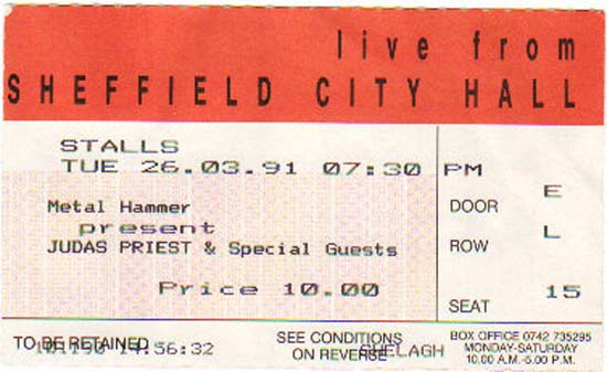 Sheffield City Hall - listings