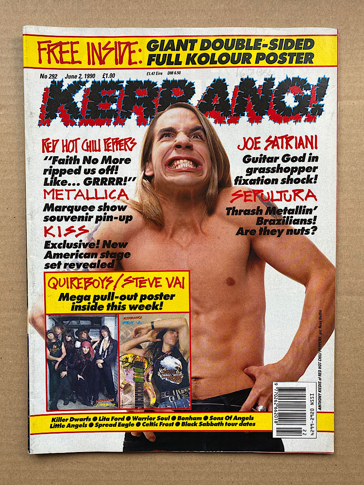 RED HOT CHILI PEPPERS - Kerrang No.292