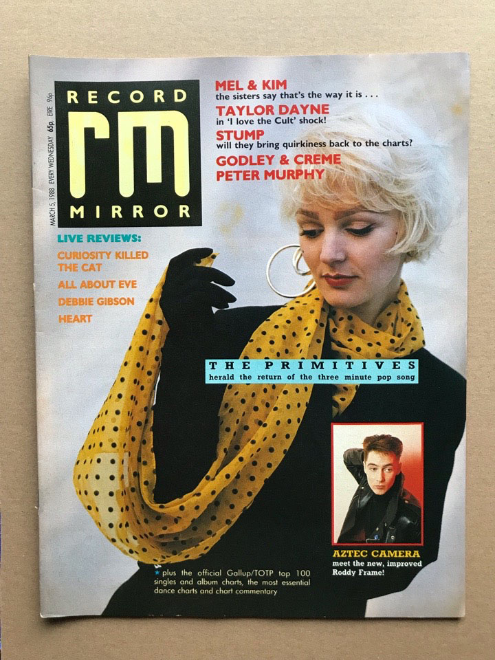 PRIMITIVES - RECORD MIRROR - Magazine