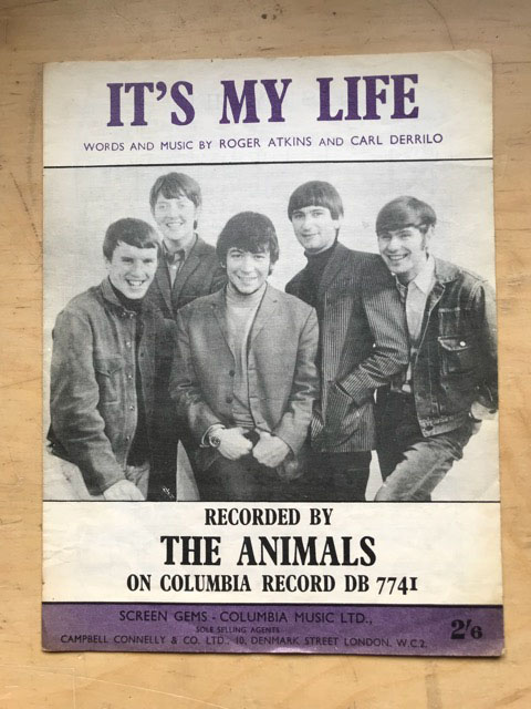 Animals It S My Life Sheet Music Original 1965 Lyrics And Music Uk Ebay Animals It S My Life Sheet Music Original 1965 Lyrics And Music Uk Ebay