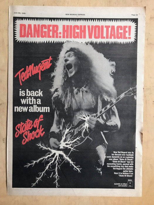 Ted Nugent State of shock (Vinyl Records, LP, CD) on CDandLP