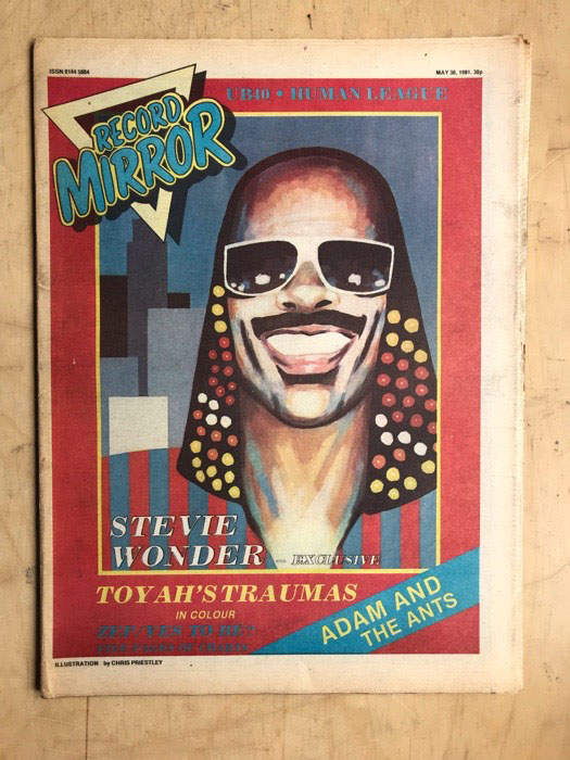STEVIE WONDER - RECORD MIRROR - Magazine