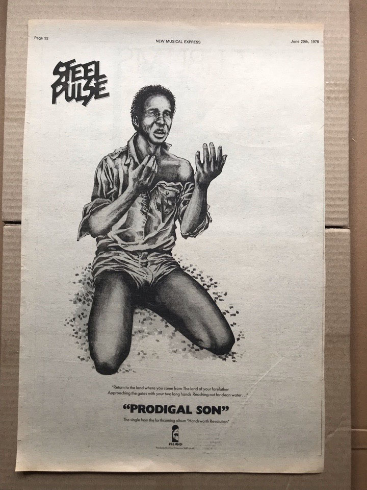 STEEL PULSE - PRODIGAL SIN - Poster / Display