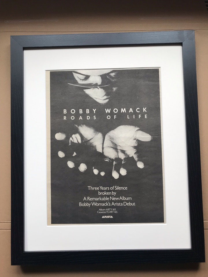 BOBBY WOMACK - ROADS OF LIFE (FRAMED) - Poster / Display