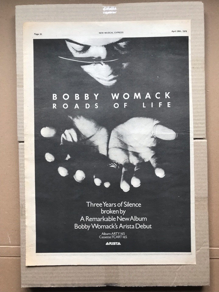 BOBBY WOMACK - ROADS OF LIFE - Poster / Display