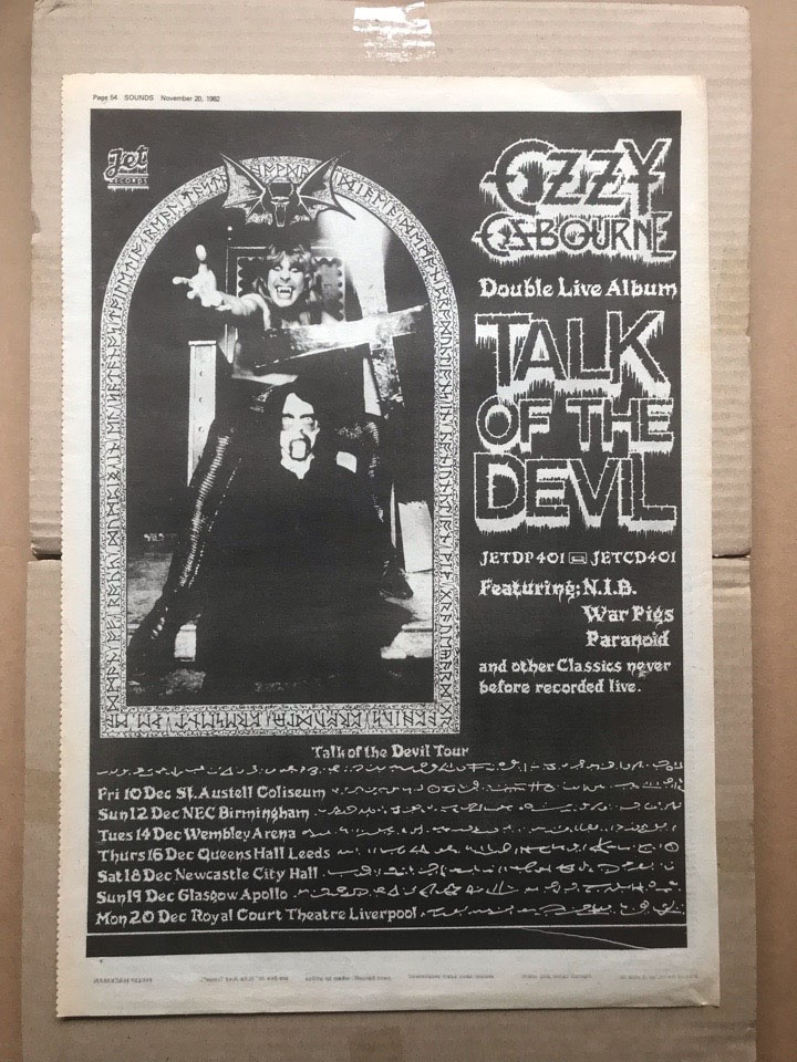 ozzy osbourne speak of the devil wikipedia