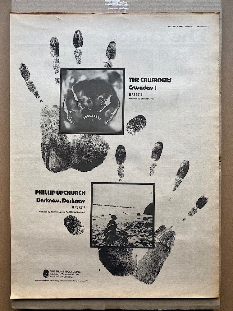 CRUSADERS - + PHILLIP UPCHURCH - Poster / Display
