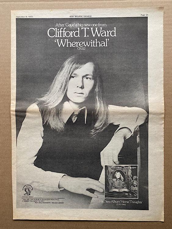 CLIFFORD T. WARD - WHEREWITHALL - Poster / Affiche