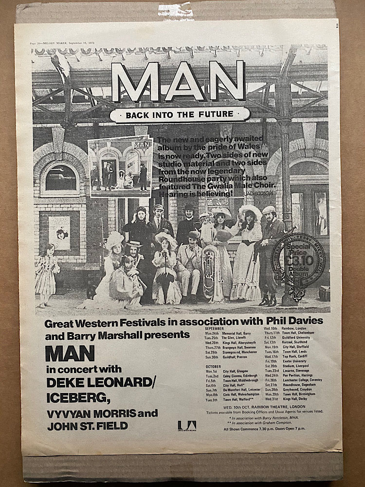 MAN - BACK INTO THE FUTURE - Poster / Affiche
