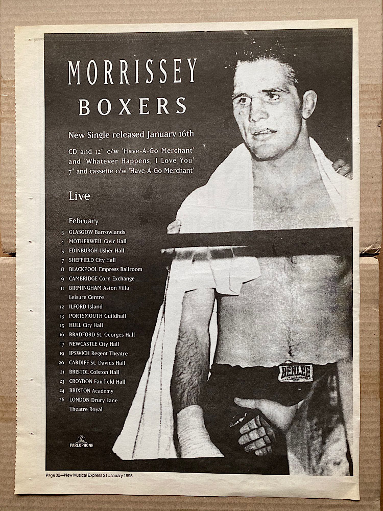 Album Boxers de Morrissey sur CDandLP