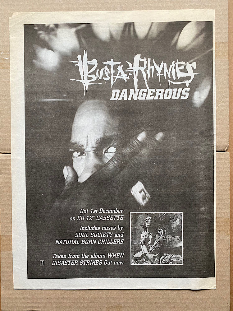 Busta Rhymes Dangerous (Vinyl Records, LP, CD) on CDandLP