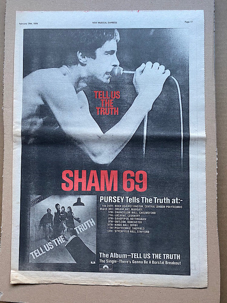 sham 69 tell us the truth songs sham 69 tell us the truth songs