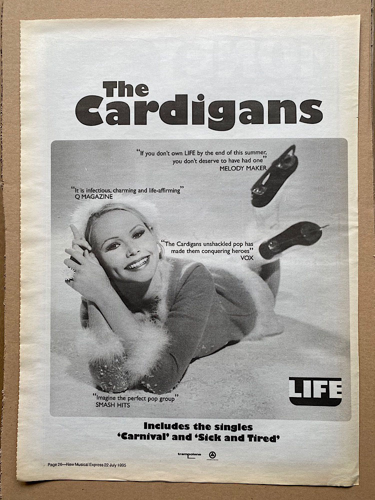 Cardigans Life (Vinyl Records, LP, CD) on CDandLP