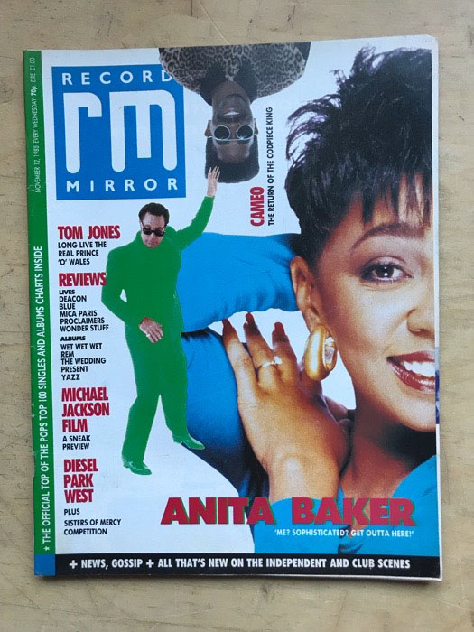 ANITA BAKER - RECORD MIRROR - Magazine